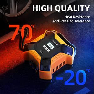 Suitable temperatures for the AstroAI Tyre Inflator.