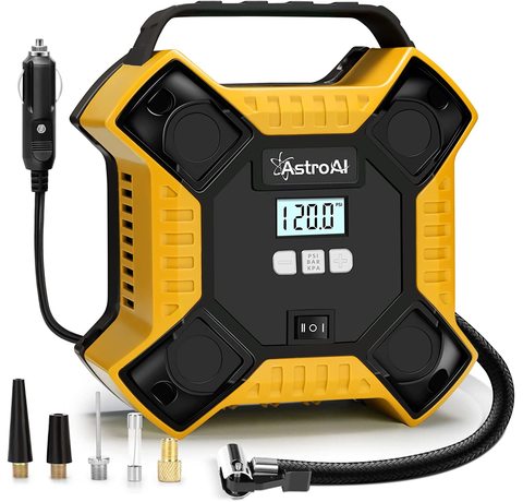 Main view of the AstroAI Tyre Inflator.