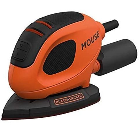 BLACK and DECKER 55W Mouse Sander Main view of the BLACK+DECKER 55W Mouse Sander.