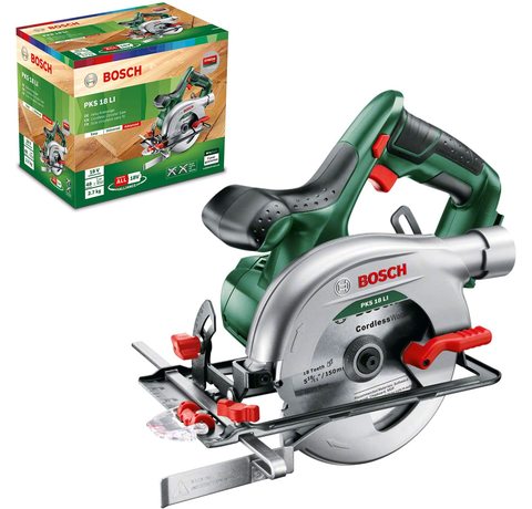 Main view of the Bosch PKS 18 LI Circular Saw.