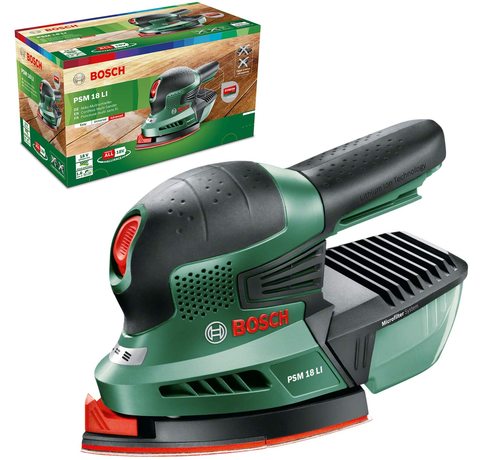 Main view of the Bosch PSM 18 LI Cordless Multi-Sander.