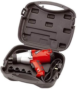 Clarke CEW1000 Electric Impact Wrench in its carry case.