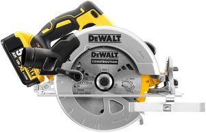 Side view of the DEWALT DCS570N Circular Saw.