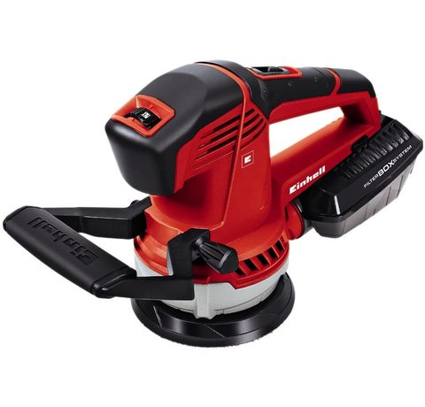 Einhell TE-RS 40 E 400W Random Orbit Sander Main view of the Einhell TE-RS 40 E 400W Random Orbit Sander.