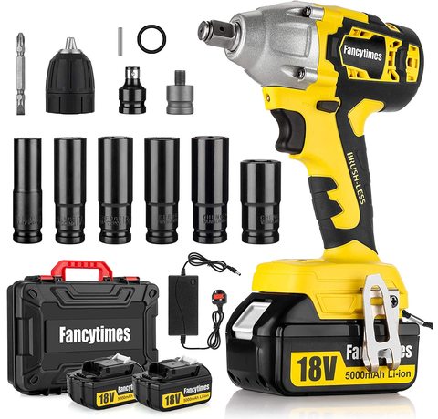 Main view of the FANCYTIMES Impact Wrench.