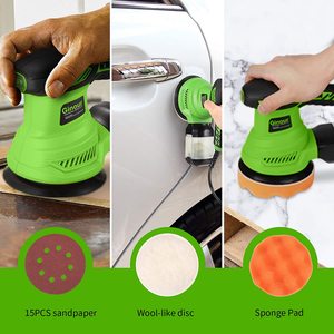 Ginour Random Orbital Sander in use.