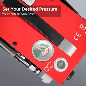 GX CS3 PCP Air Compressor's pressure.