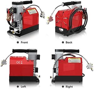 GX Portable PCP Air Compressor from different angles.