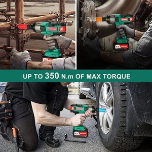 HYCHIKA Impact Wrench in use.