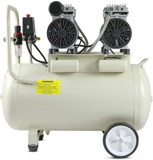 Side view of the Hyundai HY27550 Air Compressor.
