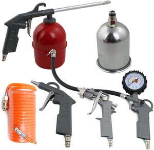 Close up view of the Hyundai HY3050V Air Compressor's attachments.