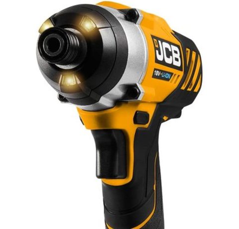 Close up view of the JCB Cordless Impact Driver.