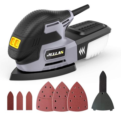Main view of the Jellas Detail Mouse Sander.