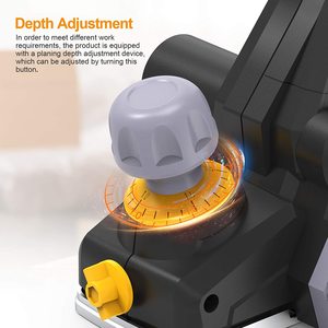 Jellas Electric Planer's adjustable depth.
