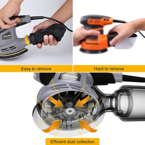 Jellas Orbital Sander's features.