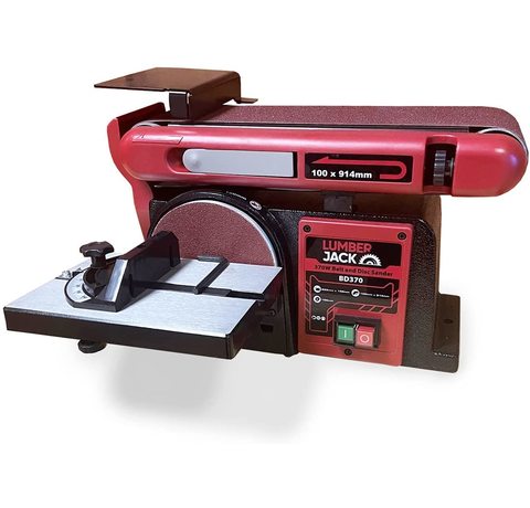 Main view of the Lumberjack BD370 Belt And Disc Sander.