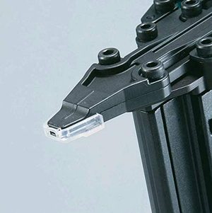 Close up view of the Makita DBN500ZJ Cordless Brad Nailer.
