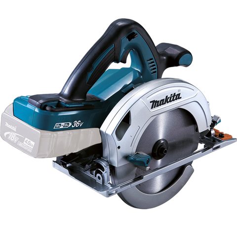 Makita DHS710ZJ Circular Saw Main view of the Makita DHS710ZJ Circular Saw.