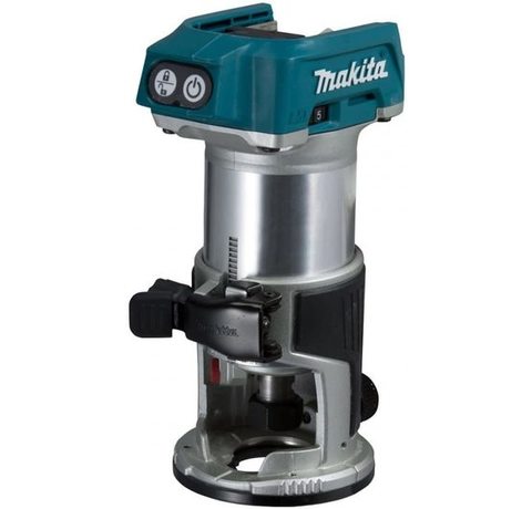 Another view of the Makita DRT50ZJ Router.