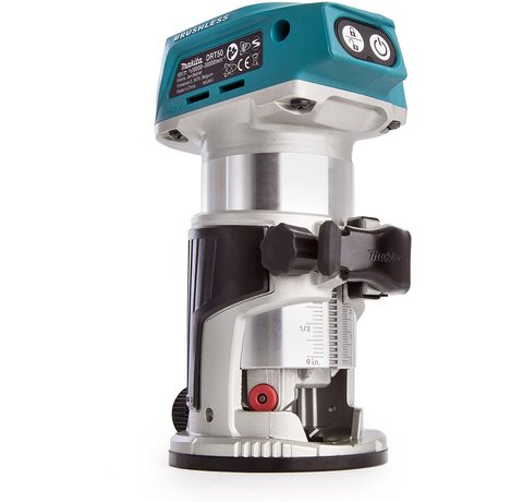 Makita DRT50ZJ Router Main view of the Makita DRT50ZJ Router.