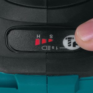 Makita DTW1002Z Impact Wrench's controls.