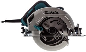 Side view of the Makita HS7601J/2 Circular Saw.