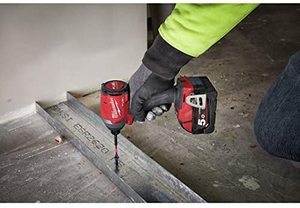 Milwaukee M18 Impact Driver in use.