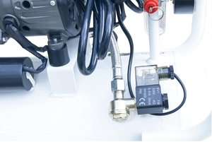 Close up view of the ORAZIO Air Compressor.