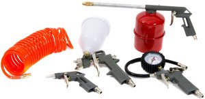ParkerBrand 50 Litre Air Compressor's accessories.
