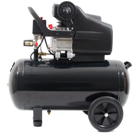 Main view of the ParkerBrand 50 Litre Air Compressor.