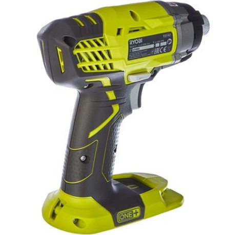 Rear view of the Ryobi RID1801M ONE+ Impact Driver.