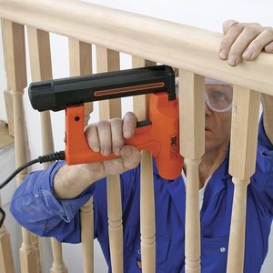 Tacwise 191EL Pro Electric Nailer/Stapler in use.