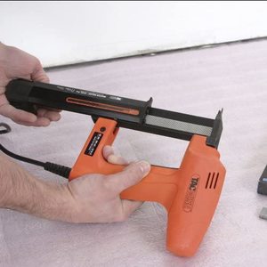 Tacwise 191EL Pro Electric Nailer/Stapler in use.