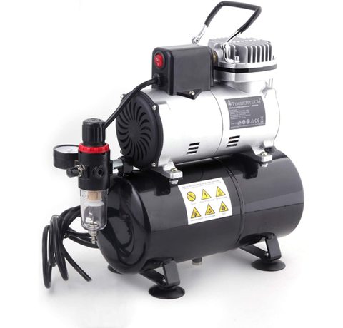 Main view of the Timbertech Airbrush Compressor.
