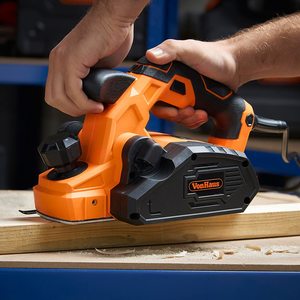 VonHaus 900W Electric Hand Planer in use.