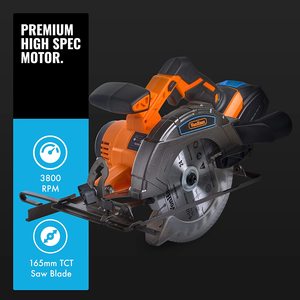 VonHaus Cordless Circular Saw's specification.