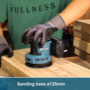 WESCO Orbital Sander in use.
