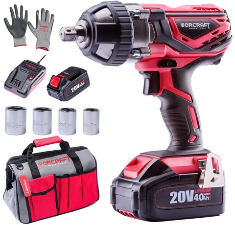 Main view of the WORCRAFT Cordless Impact Wrench.
