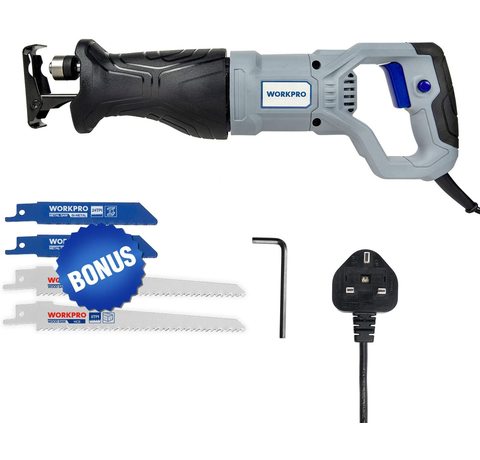 Main view of the WORKPRO Reciprocating Saw.