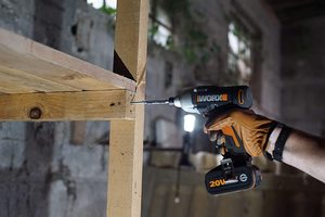 WORX WX291 Impact Driver in use.