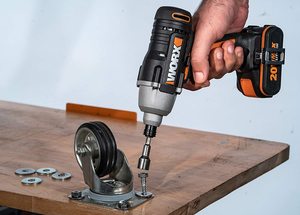 WORX WX291 Impact Driver in use.
