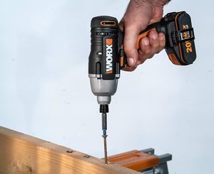 WORX WX291 Impact Driver in use.